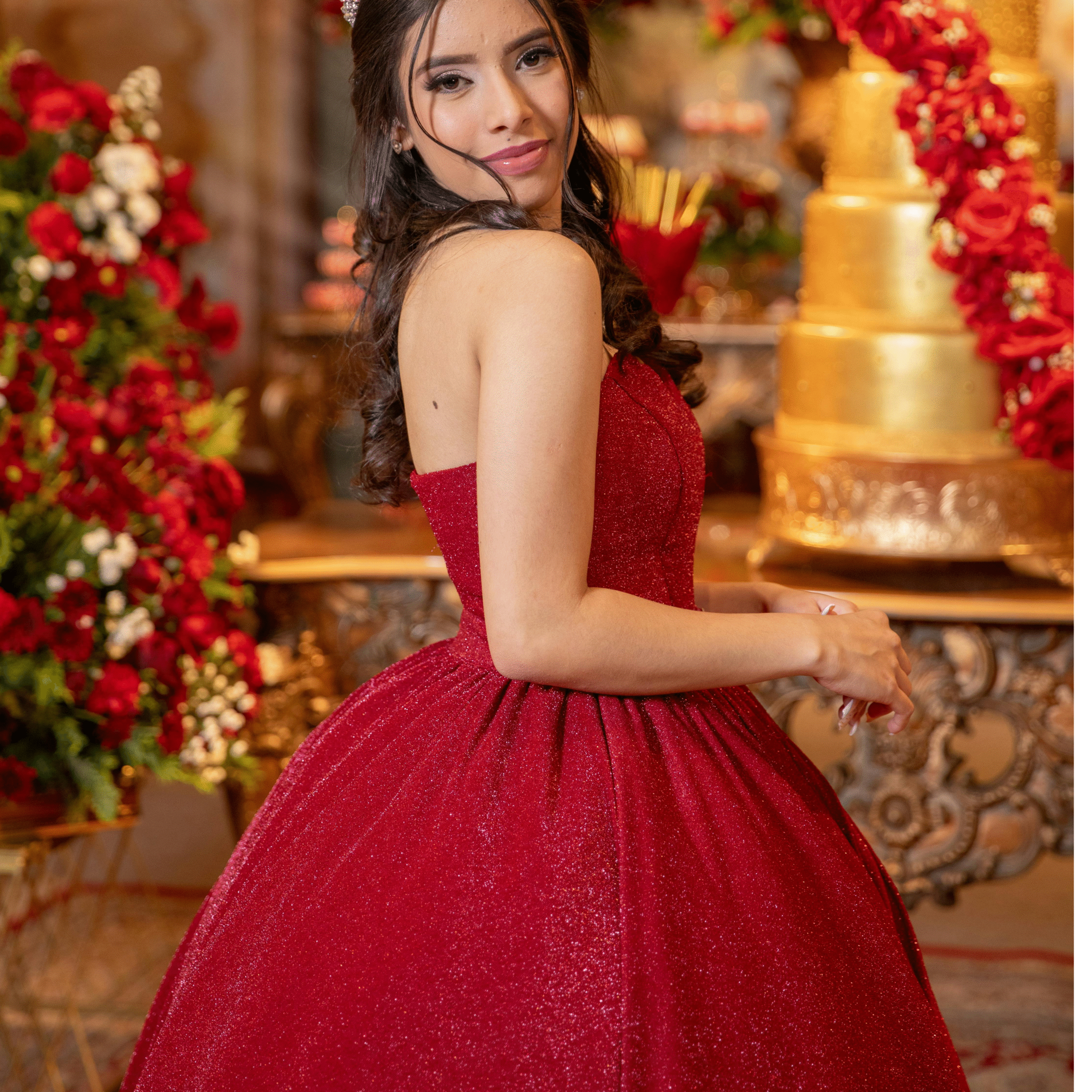 Red Color Party Dress